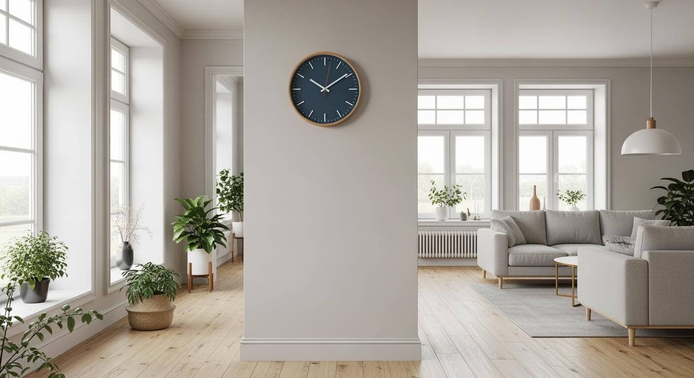 Clocks in interior design