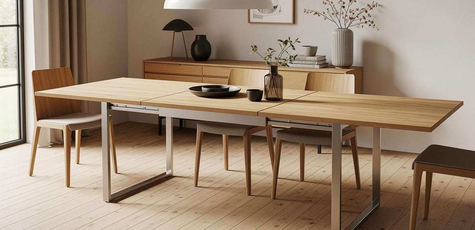 wooden table from an online store